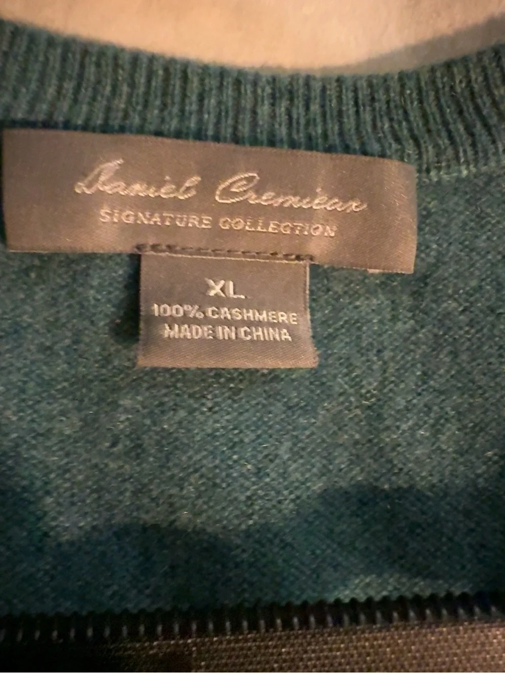 Nicolò Ceschiere 100% Cashmere V-Neck Sweater XL